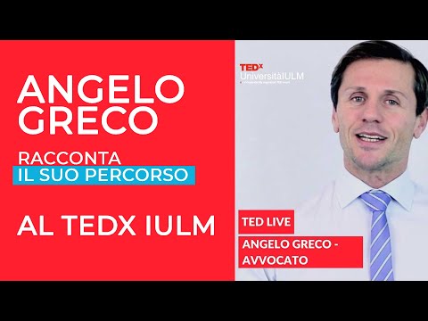 Angelo Greco racconta il suo percorso al TEDx IULM