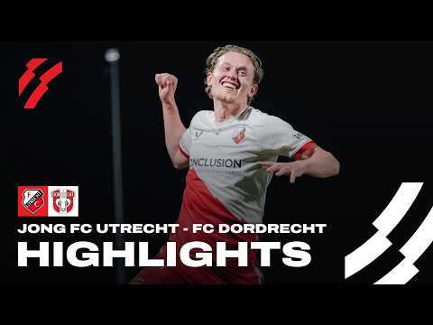 Jong FC Utrecht - FC Dordrecht | HIGHLIGHTS