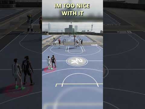 LEFT BRO SHOCKED😂 #2k #2k25 #funny #basketball #gaming #nba