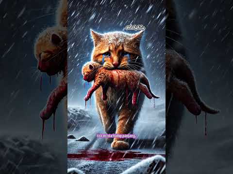 Ketika Orang Tua di Tinggalkan Anak Yang Paling di Cintai #catlovers #kucing #shorts