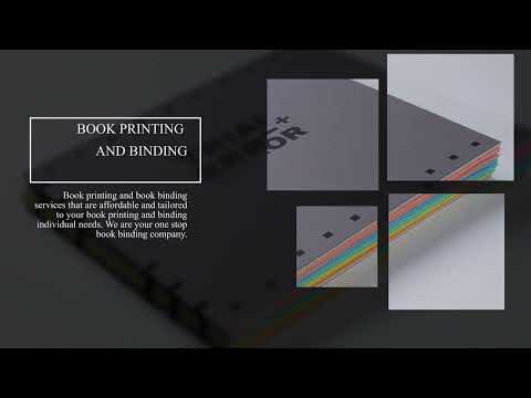 Book Printing And Binding Services