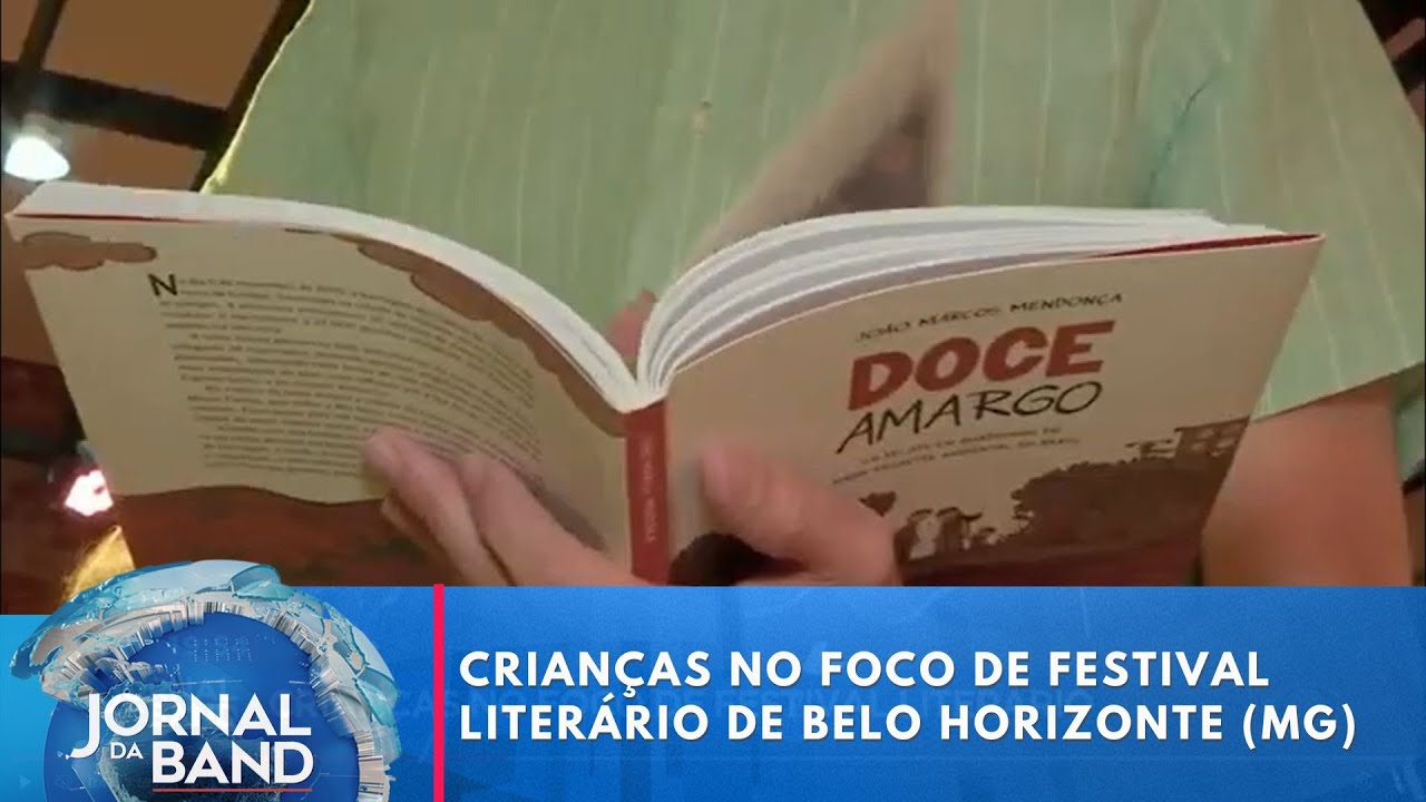 Crianças no foco de Festival Literário de Belo Horizonte (MG) | Jornal da Band