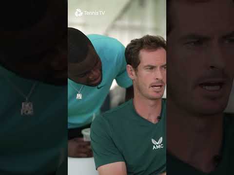 Frances Tiafoe HILARIOUSLY Crashes Andy Murray Interview 🤣