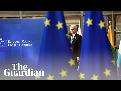 EU leaders arrive for summit on Ukraine and EU defence – watch live
