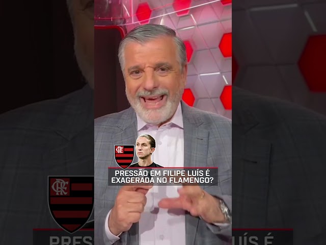 FILIPE LUÍS PRESSIONADO NO FLAMENGO? 🤔 #shorts