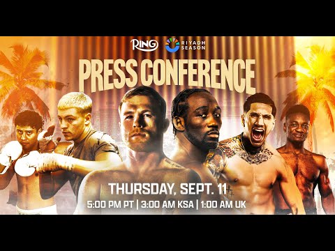 Canelo Alvarez vs Terence Crawford Final Press Conference | LIVE From Las Vegas