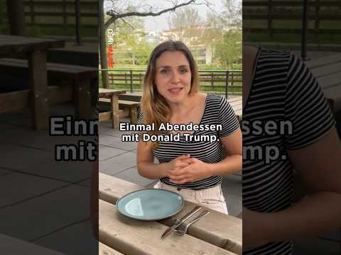 Einmal Abendessen mit Donald Trump? | ARTE #shorts #wahlkampf #trump #arteinfo