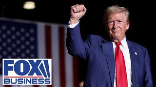 Donald Trump delivers remarks at a campaign rally in Uniondale, NY