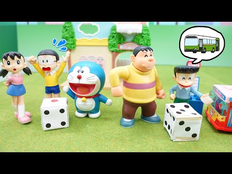 バスで すごろくのたび　おもちゃ アニメ【ドラえもん】