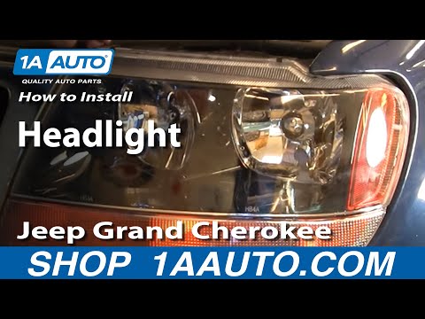 JEEP Grand Cherokee II (WJ) - Headlight & Bulb Replacement