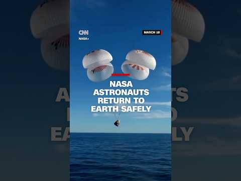 NASA astronauts return to Earth safely