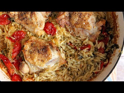 One Pan Orzo Chicken