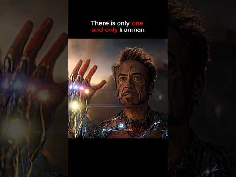 The one and <strong>only</strong> Ironman 🗿 #shorts #marvel