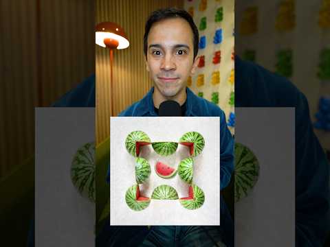 Cuántas Sandías completas ves aquí? 🍉👀 #shorts #magia #juegosmentales #palomaresmagic