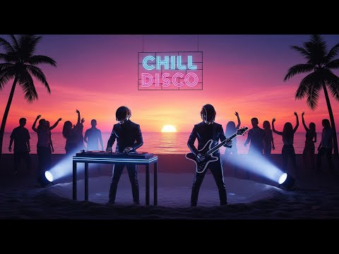 💿 Retro Sunset Dimension 🌌 Chill Funk x Daft Punk Inspired Beach Lounge!