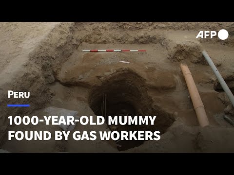 Gas workers uncover 1,000-year-old mummy in Peru | AFP