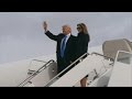 Donald Trump Arrives in Washington on the Eve of the Presidential Inauguration