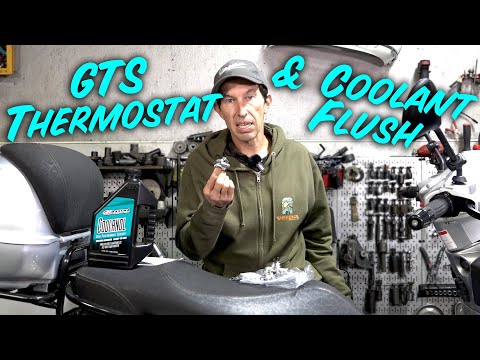 How to Replace a Thermostat and Flush the Coolant on a Vespa GTS