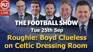 Football Show – Is the Celtic dressing room split or not? – Tuesday 25th September 2018