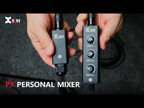 Spinlight Studio | PX Portable 3-Channel Personal Mixer | Xvive