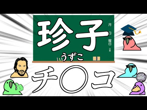 【Party Parrot】キラキラネームについて学ぶParrot13【DQNネーム】【パーティーパロット】【TINTIN Parrot】
