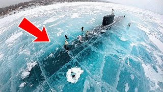 Подводная лодка обнаружила странные узоры под Антарктидой, затем она исчезла