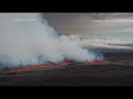 Lava flows from Mauna Loa; first time in 40 years