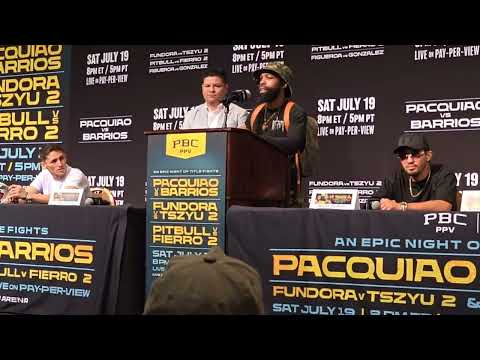 Pacquiao vs. Barrios undercard press conference