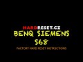 Factory Hard Reset Benq Siemens S68