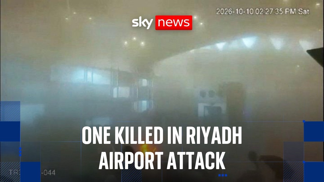 One dead and 11 injured in new attack on Saudi airport - a day after 13 killed in missile strikes