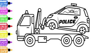40+ Gambar Mobil Polisi Untuk Mewarnai Gratis