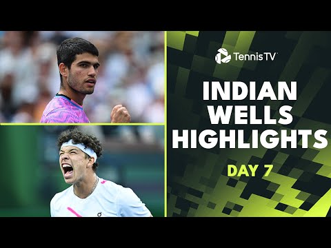 Sinner Faces Shelton; Alcaraz Back In Business | Indian Wells 2024 Day 7 Highlights