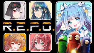 【R.E.P.O.】あっとらいぶ女子メンバーで最近流行のREPO遊んでいく～！！！！【Vtuber/空色るり】