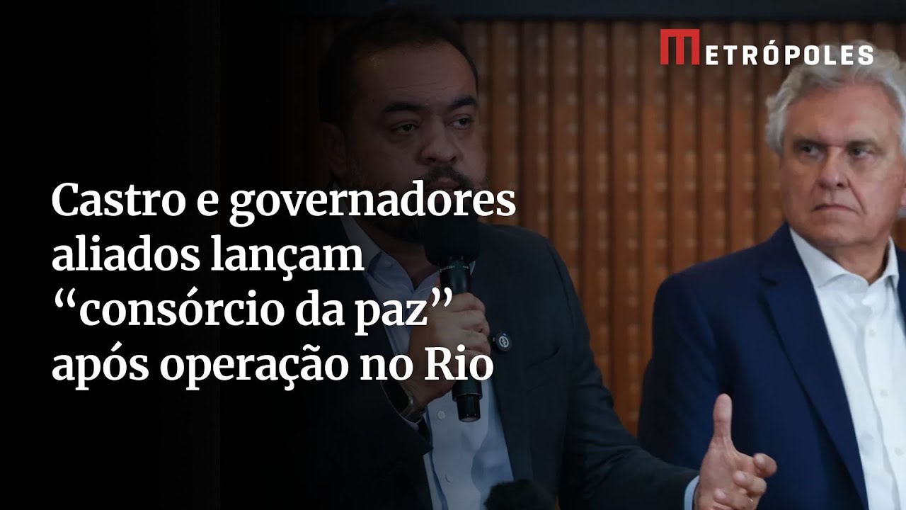 Ação contra CV Castro fala após reunião com governadores de direita  TV Online Ação contra CV Castro fala após reunião com governadores de direita