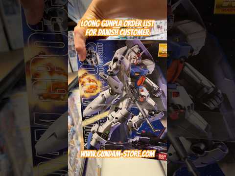 ホビーの動画サムネイル - Loong Gunpla order list for Danish customer #gundam #gunpla #bandai #modelkit #hobby