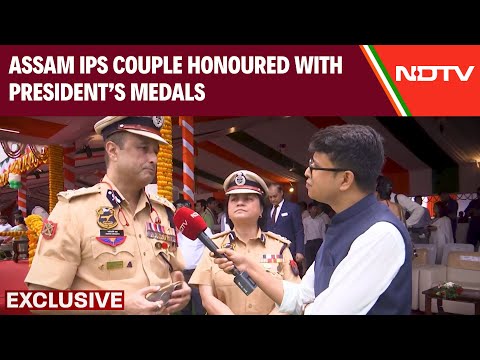 Assam IPS Couple Honored With Prestigious Medals for Outstanding Service on Independence Day