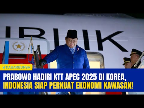 Prabowo Tiba di Korea Selatan untuk KTT APEC 2025, Fokus pada Inovasi dan Ekonomi Berkelanjutan