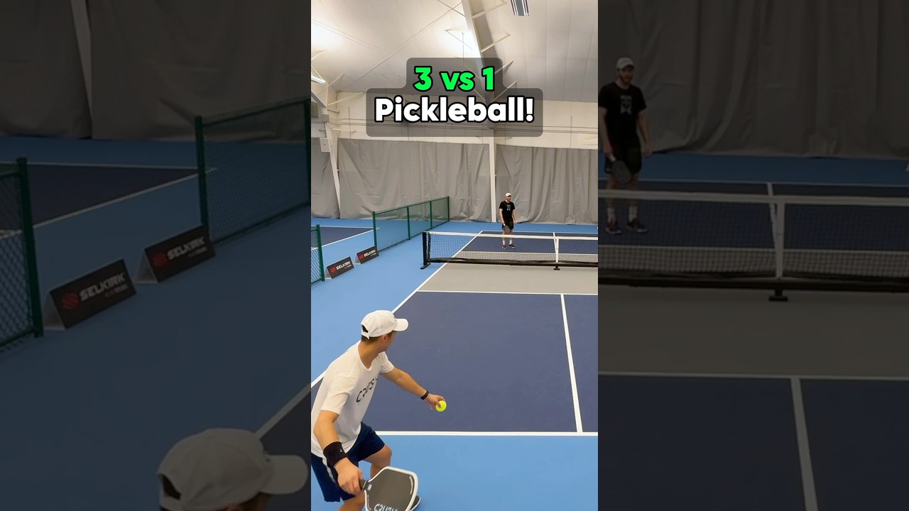 3v1 Pickleball is Unfair!