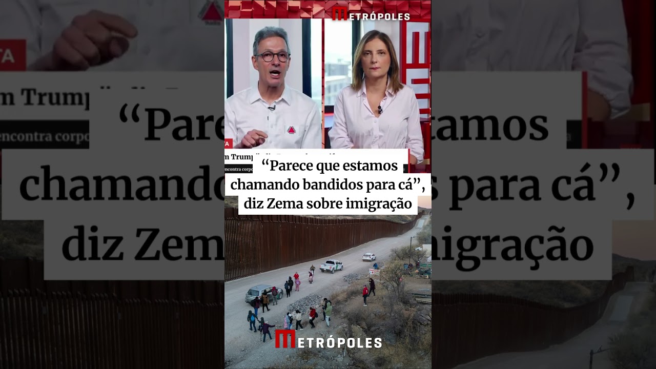 Zema critica política imigratória brasileira Parece que estamos chamando bandidos para cá