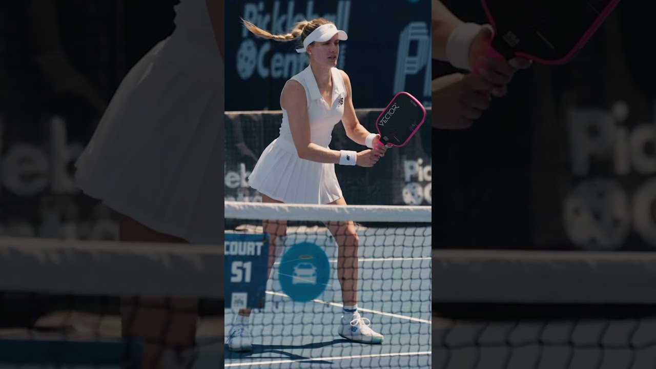 🤔 THIS Is Why She Changed From Pro Tennis to PRO PICKLEBALL #pickleball #tennisplayer #shorts