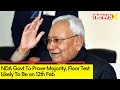 NDA Govt To Prove Majority | Floor Test Likely To Be on 12th Feb | NewsX