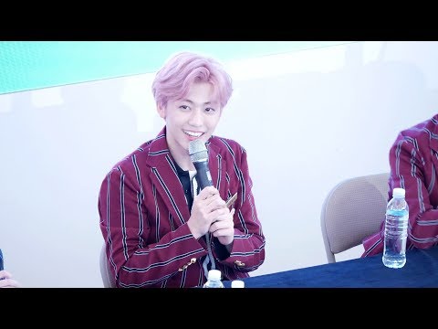 180914 재민 JAEMIN (feat. 런쥔 Renjun) : 엔시티드림 NCT DREAM : 팬싸 끝, 멘트 Ment : 팬사인회 fansign : 고양 스타필드 직캠
