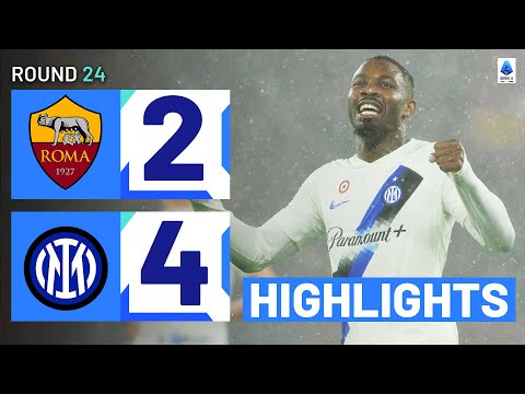 ROMA-INTER 2-4 | HIGHLIGHTS | An absolute classic at the Olimpico! | Serie A 2023/24