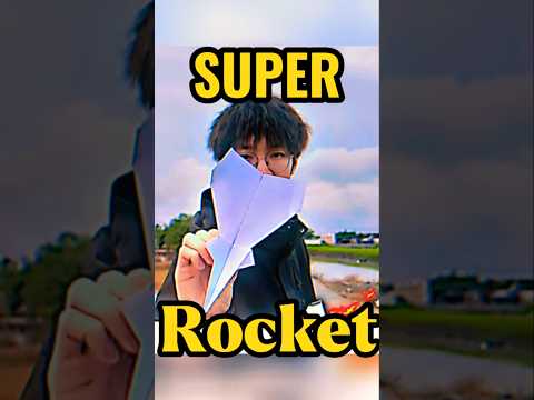 🚀Super Rocket Paper Plane | Fastest Flying Paper Airplane Tutorial