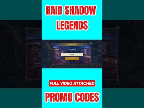 RAID SHADOW LEGENDS NEW PROMO CODE #raidshadowlegends #promocode #viral #trending #fyp