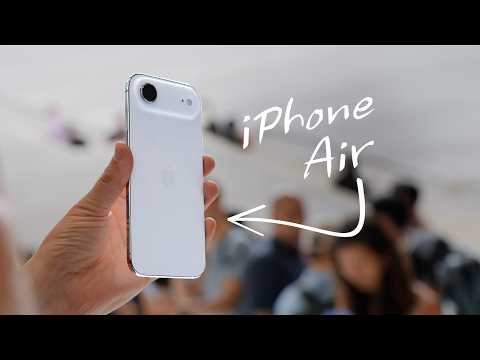iPhone 17 Air Hands-On – Apple’s Thinnest iPhone Ever!