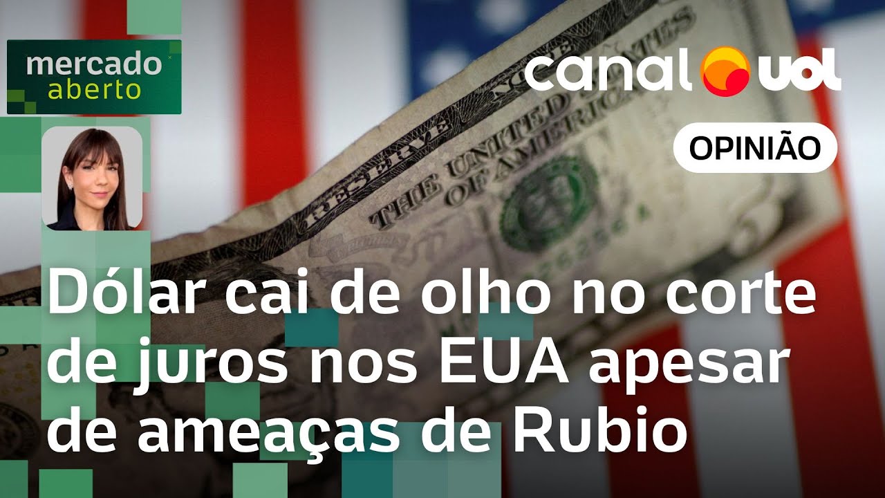 Dólar cai de olho no corte de juros nos EUA apesar de ameaças de Marco Rubio | Amanda Klein