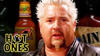 Guy Fieri Becomes the Mayor of Spicy Wings | Hot Ones