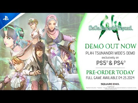 SaGa Emerald Beyond - Demo Trailer | PS5 & PS4 Games