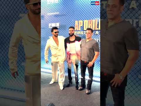 Salman Khan Ranveer Singh Attend AP Dhillon First Of A Kind Screening In Style short